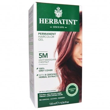 Herbatint Herbal Haircolor Gel Permanent 5M Light Mahogany Chestnut