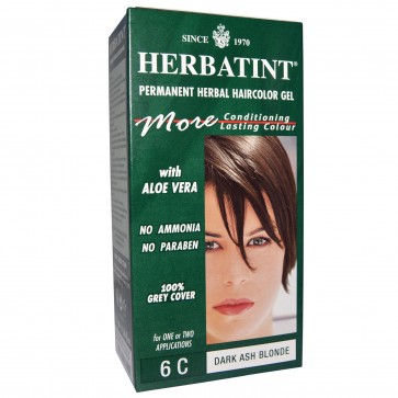 Herbatint Herbal Haircolor Gel Permanent 6C Dark Ash Blonde