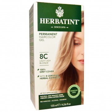 Herbatint Herbal Haircolor Gel Permanent 8C Light Ash Blonde