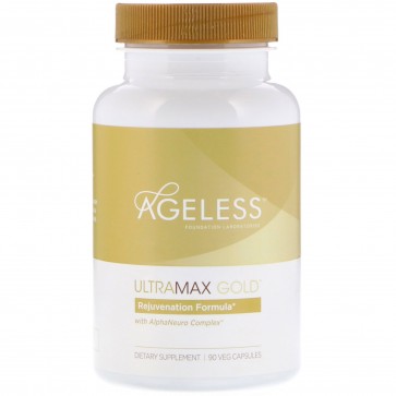 Ageless Foundation Laboratories UltraMax Gold with AlphaNeuro Complex 90 Capsules