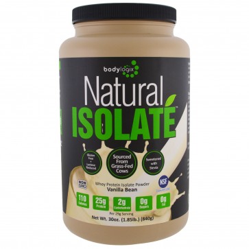 Bodylogix Whey Isolate Natural Vanilla Bean 1.85 Lbs/840 Grams