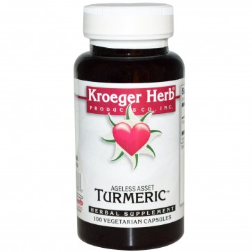 Kroeger Herbs Herbal Combinations Turmeric 900 mg. 100 Vegetarian Caps