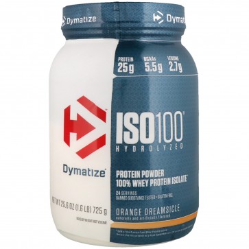 Dymatize Nutrition ISO-100 100% Whey Protein Isolate Orange Dreamsicle 1.6 lb