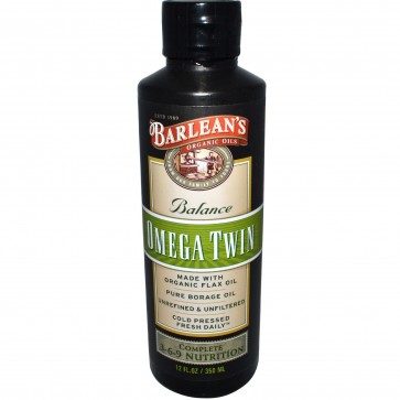Barlean's Balance Omega Twin Complete 3-6-9 Nutrition 12 fl oz