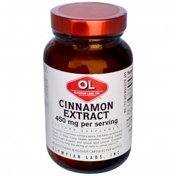 Olympian Labs Inc., Cinnamon Extract, 450 mg, 60 Veggie Caps