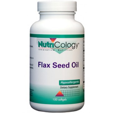 Nutricology Flax Seed Oil 100 Softgels