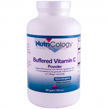 Nutricology - Buffered Vitamin C Powder Cassava Source - 300 Grams