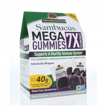 Natures Answer Sambucus Mega Gummies 7X Strength