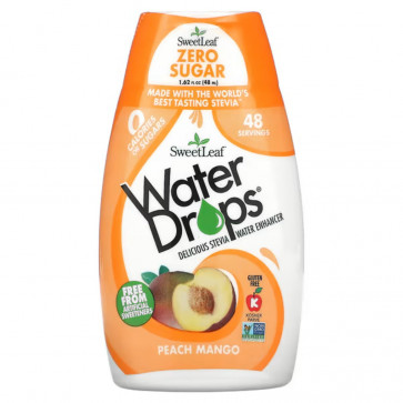SweetLeaf Water Drops Peach Mango 48 Servings