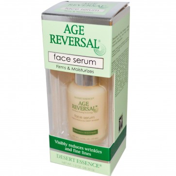 Desert Essence Age Reversal Face Serum. with Patent Pending 1.0 fl oz