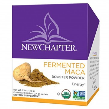 New Chapter Fermented Maca Booster Powder Tea Box 30 Sachets