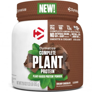 Dymatize Complete Plant Protein, Creamy Chocolate, 25g Protein