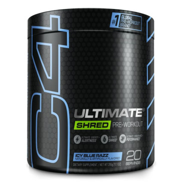 Cellucor C4 Ultimate Shred Icy Blue Razz - The Original Tried-and-True Ultimate Pre-Workout