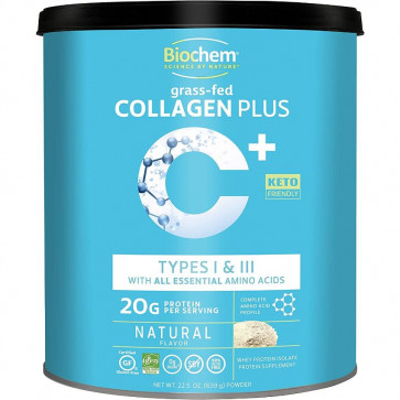 Biochem Grass-Fed Collagen Plus Natural Flavor 22.5 oz