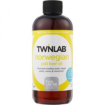 Twinlab Norwegian Cod Liver Oil Unflavored 12 fl oz