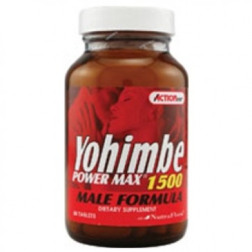 Yohimbe Power Max 1500 - 60 Tablets by Action Labs