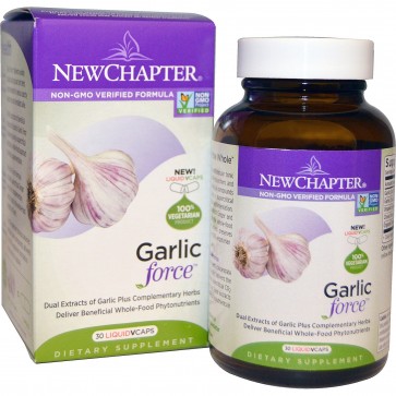 New Chapter Garlic Force 30 Vegetarian Capsules