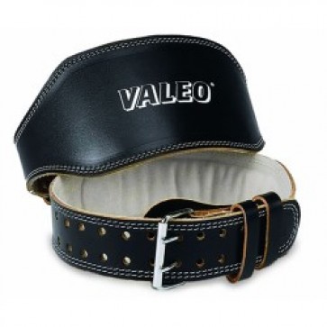 Valeo 6" Leather Lifting Belt Black Large (VA4688LG)