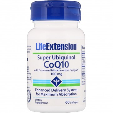 Life Extension CoQ10 100 Mg 60 Softgels