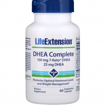Life Extension DHEA Complete 100mg 7-Keto 60 Vegetarian Capsules