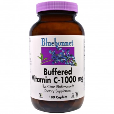 Bluebonnet Buffered Vitamin C 1000 mg 180 Caplets
