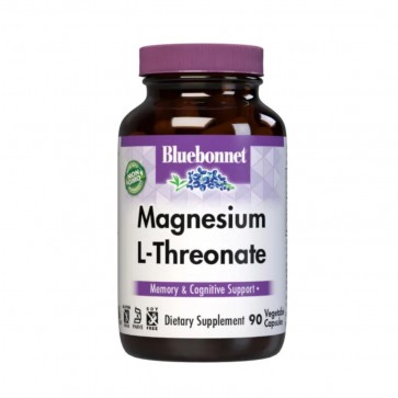 Bluebonnet Nutrition Megnesium L-Threonate 90 Vegetable Capsules