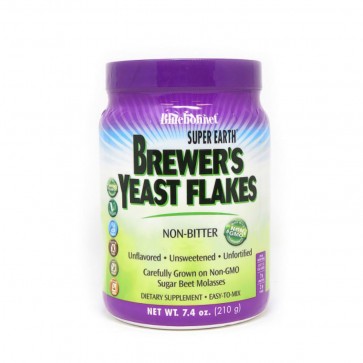 Bluebonnet Nutrition Super Earth Brewer's Yeast Flakes 7.4 oz