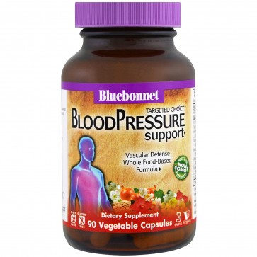 Bluebonnet Blood Pressure Support 90 Vegetable Capsules