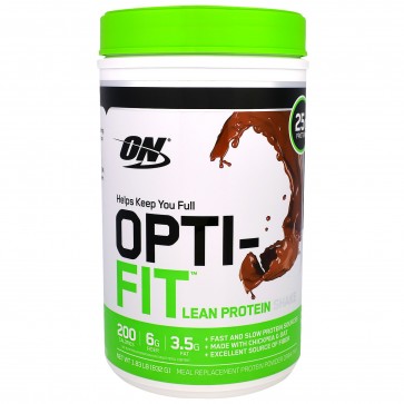 Optimum Nutrition Opti-Fit Lean Protein Shake Chocolate 1.83 lbs (816 Grams)