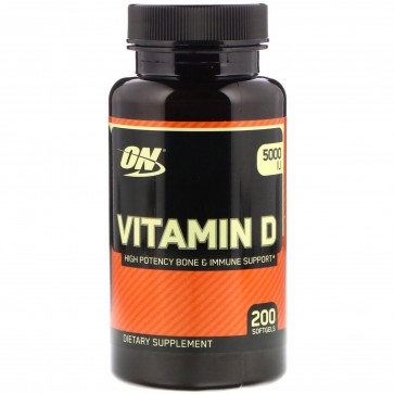 Optimum Nutrition Vitamin D 200 Softgels