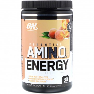 Optimum Nutrition Amino Energy White Peach Tea 9.5 oz