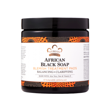 African Black Soap Blemish Treatment Pads