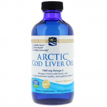 Nordic Naturals Arctic Cod Liver Oil Unflavored 8 fl oz