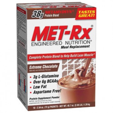 MET-Rx Meal Replacement Chocolate 18 Pack