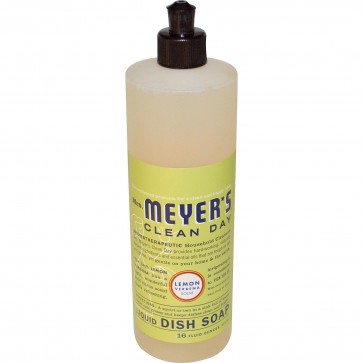 Mrs. Meyer's Clean Day Liquid Dish Soap, Lemon Verbena Scent - 16 oz bottle