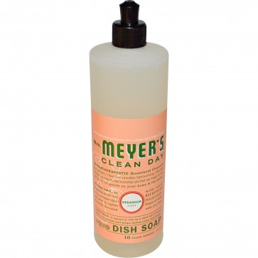 Mrs. Meyers Clean Day, Liquid Dish Soap, Geranium Scent, 16 fl oz (473 ml)