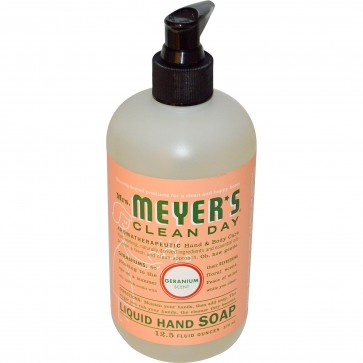 Mrs. Meyers Clean Day Liquid Hand Soap Geranium Scent 12.5 fl oz (370 ml)