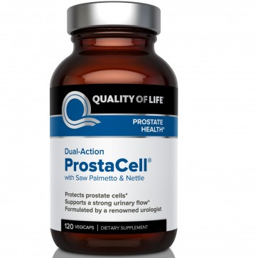 Quality Of Life Labs Dual Action Prostacell 120 Vegetarian Capsules 