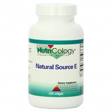 Nutricology Natural Source E 250 Softgels