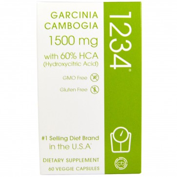 Creative Bioscience Garcinia Cambogia 1234 1500 mg 60 Veggie Caps