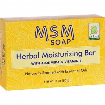 At Last Naturals MSM Soap Herbal Moisturizing Bar 3 oz (85 g)