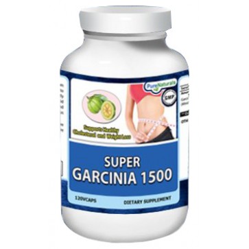 Pure Naturals- Super Garcinia Capsules, 1500 mg, 120 Veggie Caps