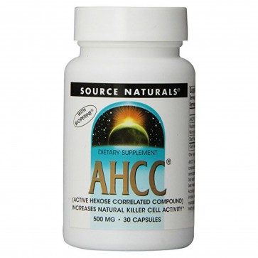 AHCC Source Naturals 500 mg 30 capsules