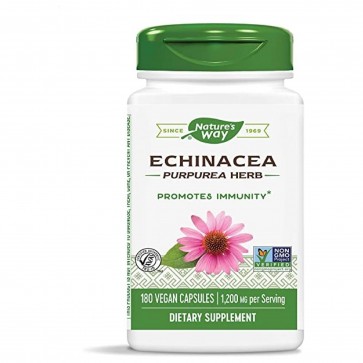 Natures Way Echinacea Purpurea Herb 180 Vegan Capsules