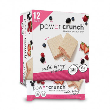 Power Crunch Original Wild Berry Crème 12 Protein Bars