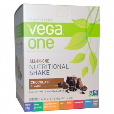 Vega One Nutritional Shake Chocolate 10 x 1.5oz / 14.8oz