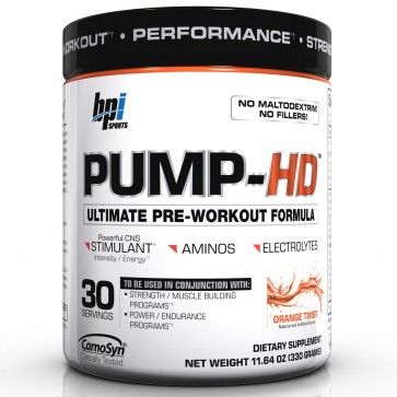 BPI Pump-HD Orange Twist 30 Servings