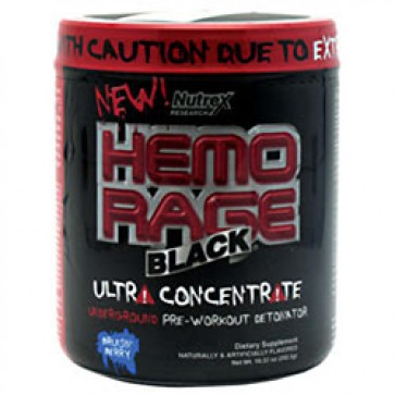 Nutrex Hemo Rage Black Ultra Concentrate Bruisin' Berry 9.35 oz