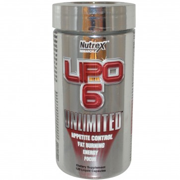 Nutrex LIPO-6 UNLIMITED 120 Liquid Capsules
