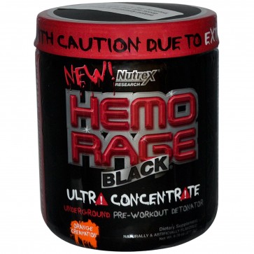 Nutrex Hemo Rage Black Ultra Concentrate Orange Creamation 9.35 oz